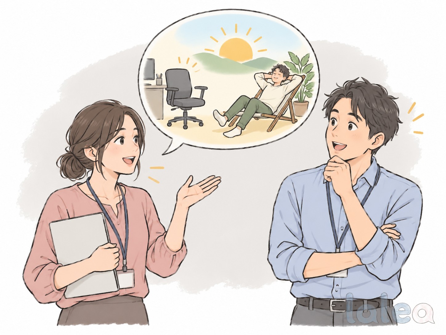 って