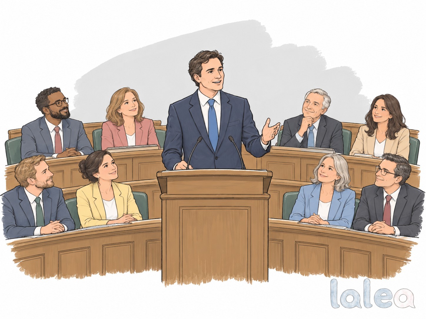député