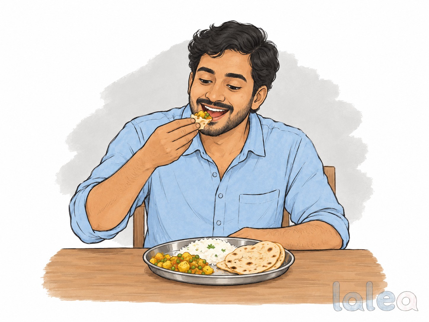 ने